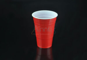 425ml red disposable plastic party cup-AC1402