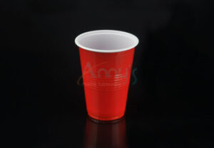 Blue disposable plastic party cup16OZ/480ml-AC1601