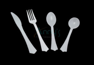 Heavy Weight Fluted PS Disposable Plastic Cutlery-ACS005