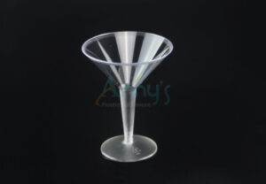 Two Piece 8OZ Disposable Plastic Martini Glass-AMG801