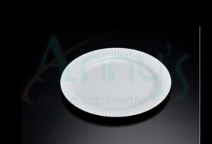 Round Disposable White China Like Plastic Plate-APC04