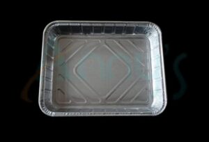 9″x7″ Rectangular Aluminum Foil Disposable Cake Pan-AFPR004