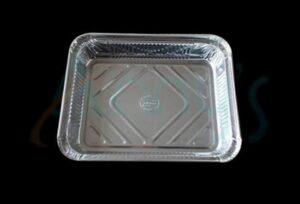 9″x7″ Disposable Oblong Aluminum Foil Trays