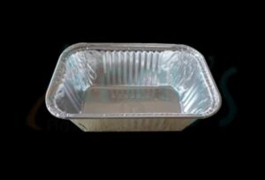 4″x3″ Disposable Oblong Mini Aluminum Foil Cake Pan-AFPR035