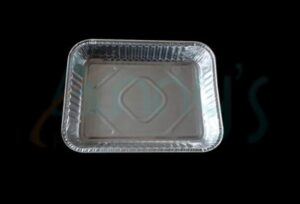 10″x8″ Rectangular Disposable Aluminum Foil Cake Pan-AFPR008