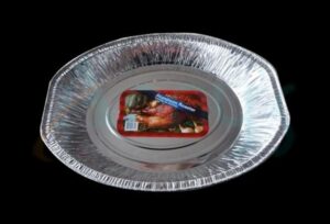 Disposable Large Oval Aluminum Foil Roaster-AFPO005