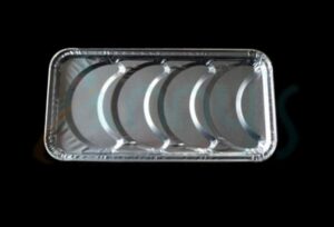 Disposable Foil Container-4 Cavity Croissant Tray-APFR014