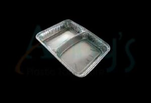 2 Compartment Aluminum Foil Pan-AFPC001