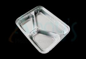 3 Compartment Aluminum Foil T.V. Dinner Tray-AFPC002