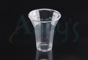 10oz/350ml Clear Fluted Disposable PET Plastic Parfait Sundae Cup-AIET1001