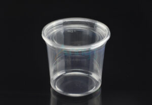 24oz PET deli pot, 750ml plastic PET deli container with lid