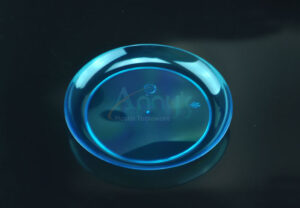 6 inch/16cm Round Plastic Party Plate, Neon Blue, available other colors-APC096