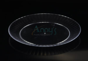 7.5 inch/19cm Clear Elegant Disposable Plastic Salad Plate-APC1175