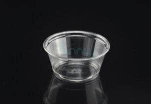 3.25oz PET souffle cups, 100ml PET portion cup