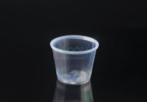 5.5oz disposable plastic sauce portion cups, 5.5oz PP plastic souffle deli pots