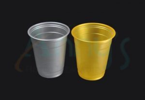 12oz/400ml Disposable Plastic Golden Party Cups-AC1203