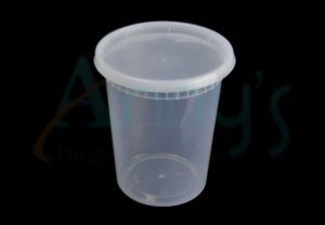 32oz disposable takeaway soup deli container with lid, 1000ml microwaveable soup deli container with lid