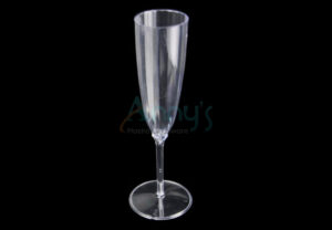 Deluxe 5oz/150ml Disposable Clear Plastic Champagne Flute, 1piece-AMG550