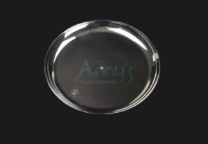 Silver Disposable Plastic Plate(Medium Weight)-APC16