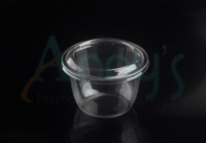New U shaped-8oz(250ml) Disposable Plastic PET Snack Pot-UET801