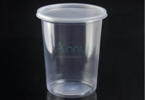 32oz disposable plastic deli pot, 1000ml disposable plastic soup container with lid