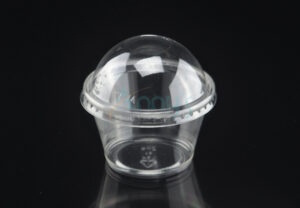 4oz PET plastic souffle cups, 4oz PET dessert cups with dome lids