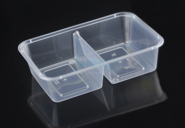 Microwavable Plastic Container Rectangular 650ml – Biz Asia