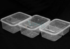 Disposable Plastic Microwaveable Containers with 2 compartments 650ml, 850ml, 1000ml-ARCR2001
