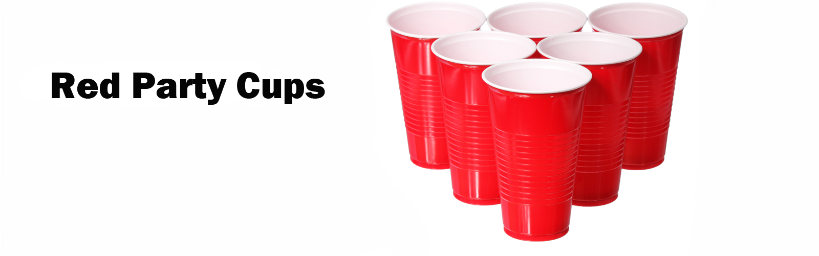 16oz red plastic party cups
